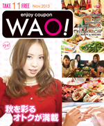 enjoy coupon WAO!